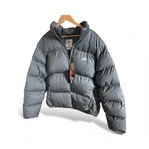 Nike Gray Puffer Jacket